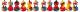 Cropped cropped violons couleur